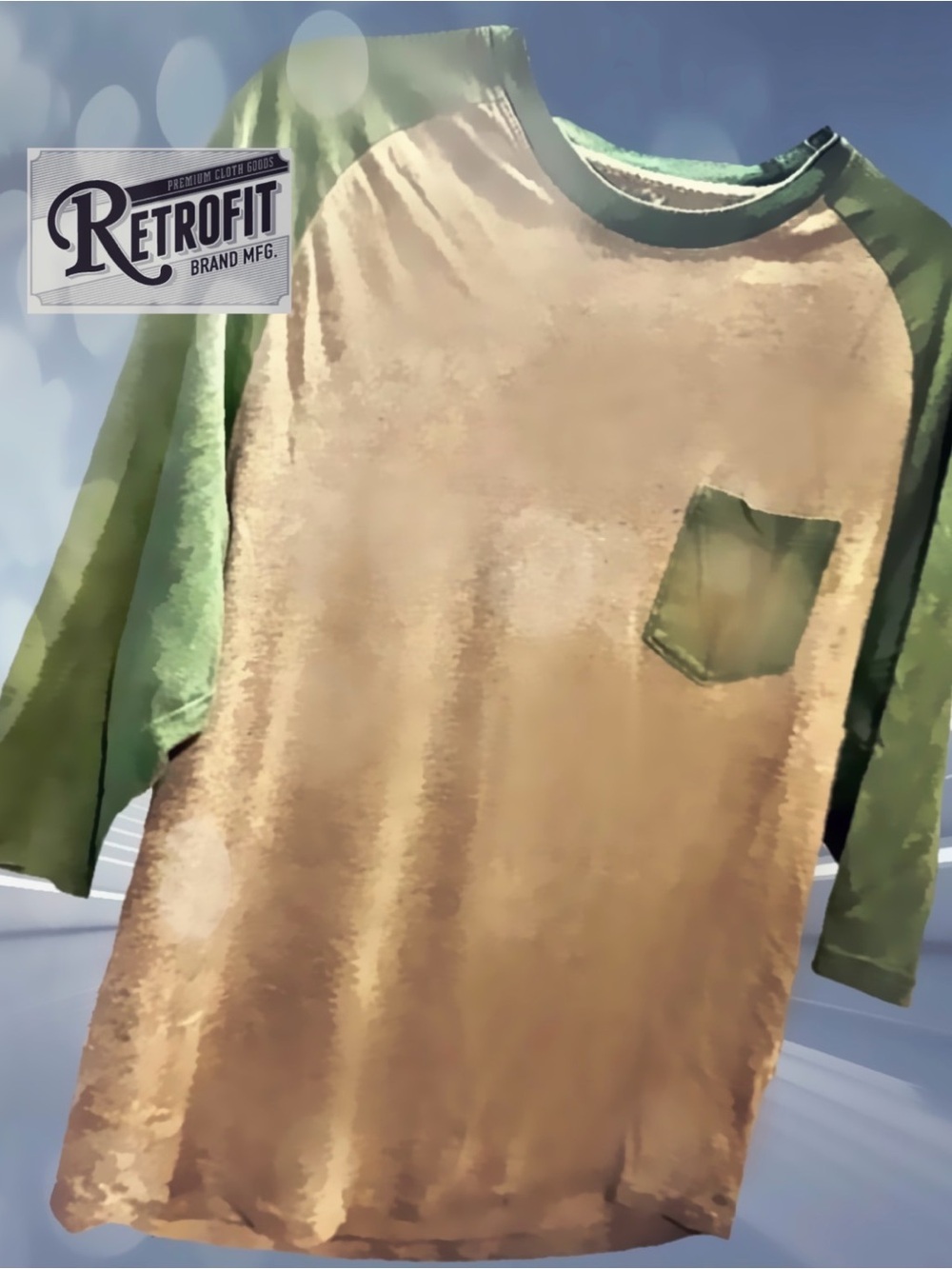 Retrofit Basebsll/ ¾ Sleeve tshirt